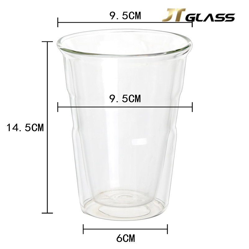 Well designed glass coffee cups without handles hot drink glass cup for tea and coffee with best price 