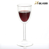 Double Walled Glass Crystal Lead Free Champagne Flutes All-Purpose Wine Mugs 