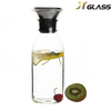 In Stock Lead Free Water Jug High Borosilicate Glass Cold Water Bottle For Restaurant And Hotel 