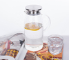 New Design Fruit Water Pitcher Infuser Borosilicate Glass Carafe