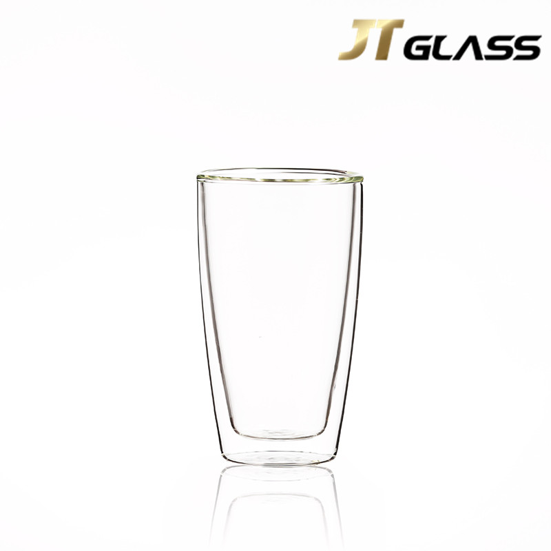 Double Wall Wine Glass Cup Milk Tea Cup Handmade High Borosilicate 
