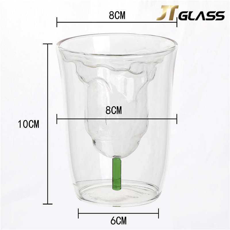Crystal Glass Whisky Rose Cup Hand Blown Glass High Borosilicate Wholesale