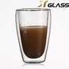 Eco Friendly Glass Double Wall Glass Cup Clear Glass Cup 