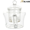 Heat-resistant Transparent Glass Teapot