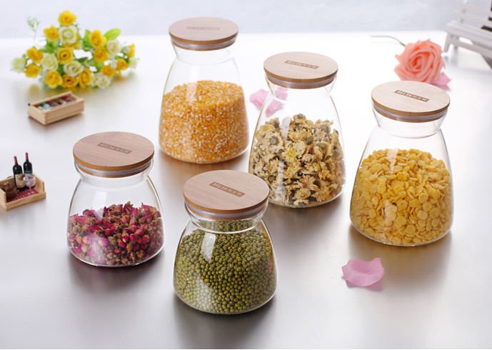 Storage Jar with Lid Food Safe