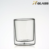 Handmade borosilicate glass wine glass juice glass double glass