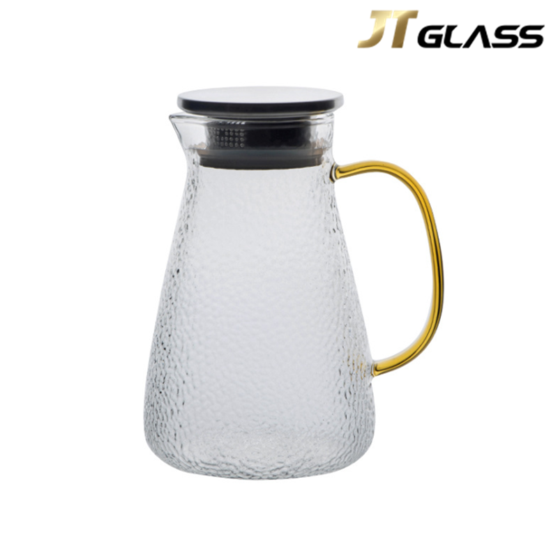 Thickened Version of Glass Kettle, Heat-resistant High Borosilicate Kettle with Handle And Stainless Steel Cover
