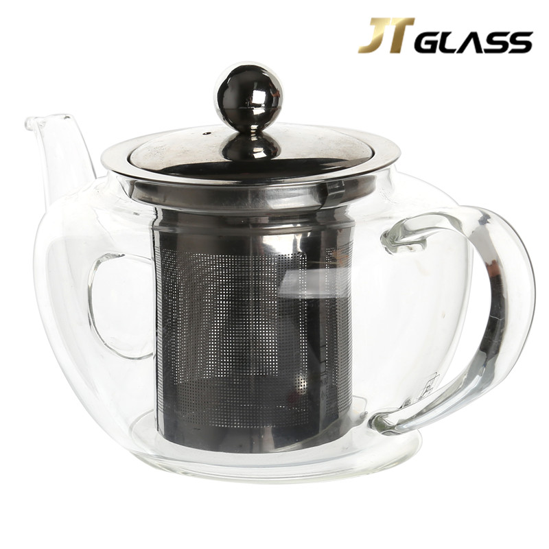 Large Teapot with Strainer Glass Tea Pot Set personalized coffee pot 