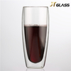 Double-layer heat-resistant environmental protection glass champagne glass
