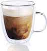 Dishwasher Test Safety Borosilicate Glass Double Wall Espresso Coffee Cup