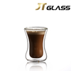 Handmade glass environmentally friendly household coffee cup