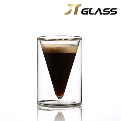 Custom heat-resistant awl type glass cup