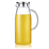 New Design Fruit Water Pitcher Infuser Borosilicate Glass Carafe