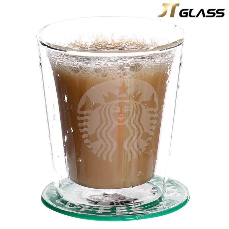 China Factory Supplier Eco-friendly 200ml Double Wall Glass Cup Coffee 