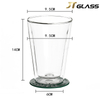 Multipurpose Wine Glass 400ml Creative Double Wall Water Cup