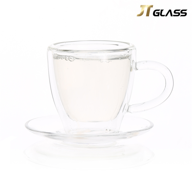 Handmade Drinking Double Wall Mug Borosilicate Coffee Glass Water Cup For Tea 