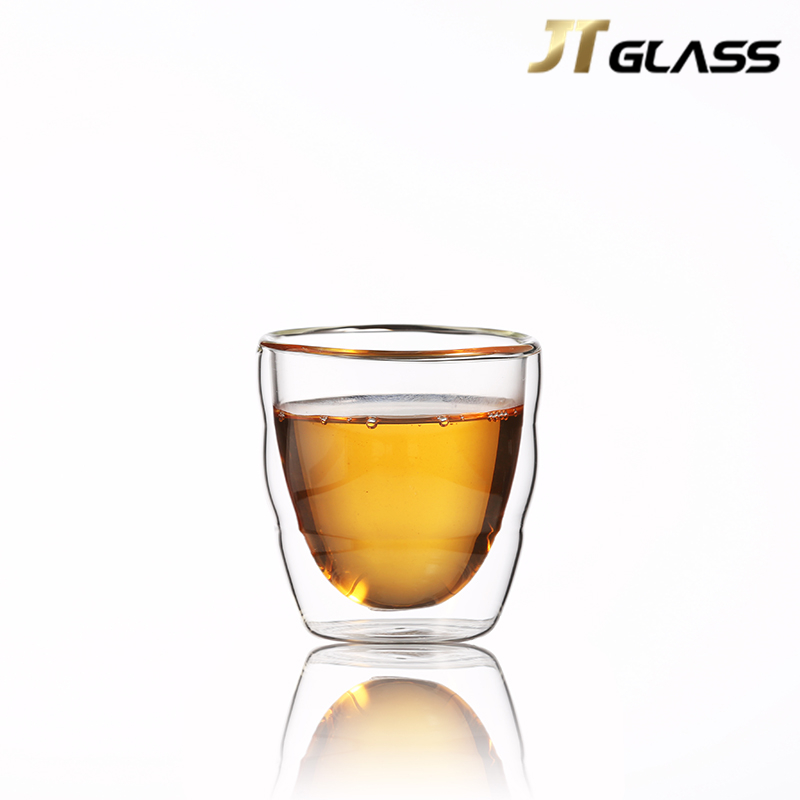 Glass Cup Custom China Borosilicate Glass Popular Double Coffee Cup 